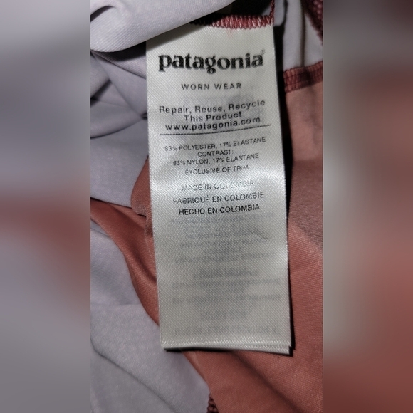 NWT! Sport PATAGONIA Women’s Short-Sleeved Micro Swell Rashguard SZ SX - Picture 4 of 10